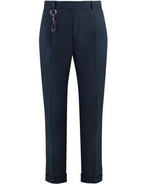 Paul & Shark Cotton Trousers - Blue