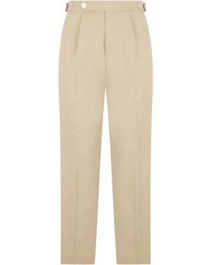 BOSS Classic Tapered Fit Trousers - Natural