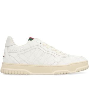 Gucci Re-Web Low-Top Trainers Polyurethane Trainers - White