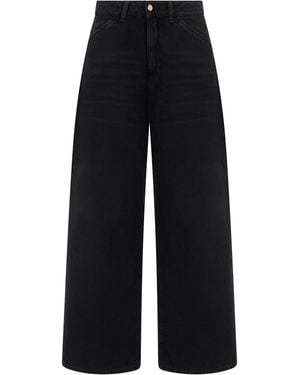 ICON DENIM Loose Cotton Jeans - Blue