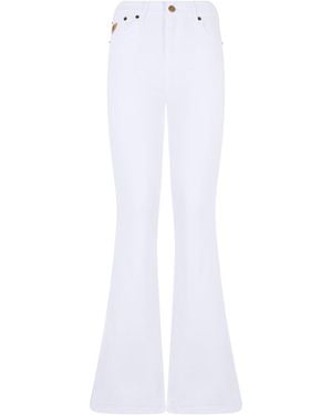 Lois Bell Bottom Jeans - White