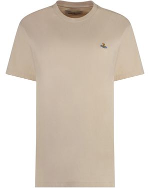 Vivienne Westwood Cotton Crew-Neck T-Shirt - Natural