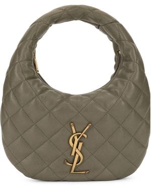 Saint Laurent Icarino Handbag - Gray