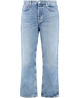 Agolde 90's 5-Pocket Straight-Leg Jeans - Blue