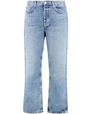 Agolde 90's 5-Pocket Straight-Leg Jeans - Blue
