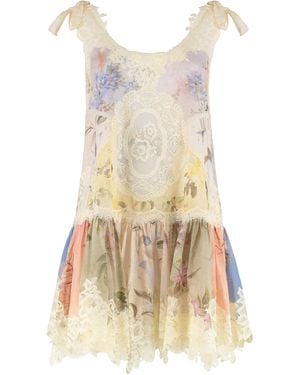 Zimmermann Cascadian Cotton Mini-Dress - Natural