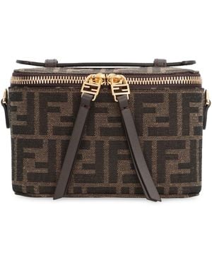 Fendi Mini-bag Vanity in tessuto - Grigio