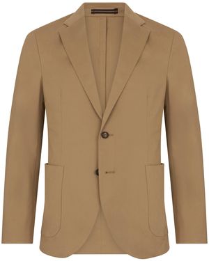Slowear Single-Button Cotton Blazer - Natural