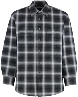 Our Legacy Check Cotton Shirt - Grey