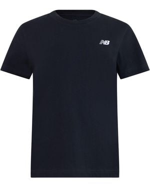 New Balance T-Shirt With Logo - Black