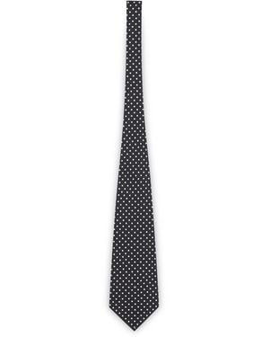 Dolce & Gabbana Polka Dot Tie - White