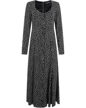 Dolce & Gabbana Dress With Long Sleeves - Black