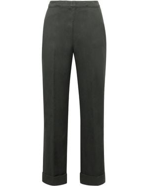 Aspesi Cotton-Linen Trousers - Grey