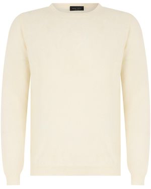 Roberto Collina Crewneck Jumper - Natural