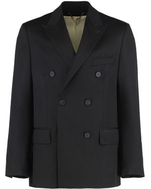 Golden Goose Double-breasted Blazer With Button Closure - Black