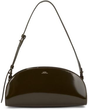 A.P.C. Leather Shoulder Bag - Brown