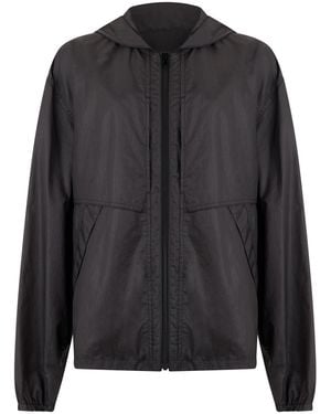 Lemaire Windbreaker With Hood - Black