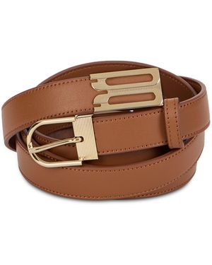 Victoria Beckham Cintura Dorian in pelle - Marrone