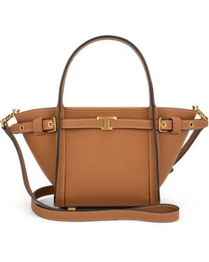 Tod's Borsa T Signature - Marrone