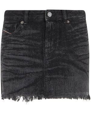 DIESEL Gonna in denim - Nero