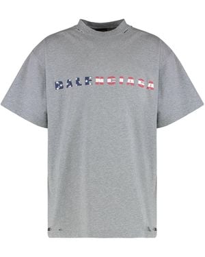 Balenciaga T-Shirt Crew Neck - Grey