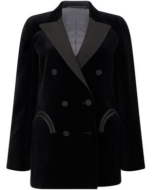 Blazé Milano Double-Breasted Jacket - Black
