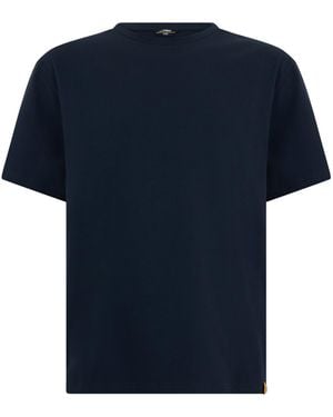 K-Way Cotton T-Shirt With Short Sleeves - Blue