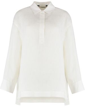 Max Mara Camicia Varese in lino - Bianco