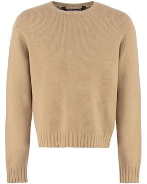 Palm Angels Wool Blend Pullover - Natural