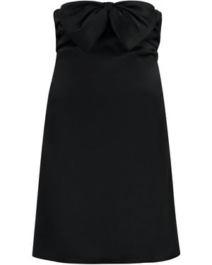 Saint Laurent Crepe Dress - Black