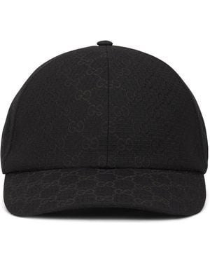 Gucci Gg Ripstop Baseball Cap - Black
