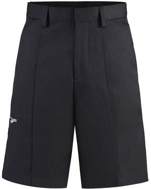 Lanvin Cotton Bermuda Shorts - Blue