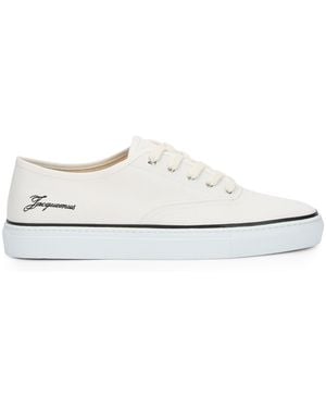 Jacquemus Cotton Canvas Sneakers - White