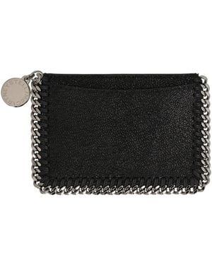 Stella McCartney Cardholder With Zip Falabella - Grey