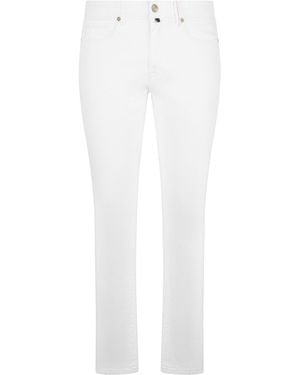 Slowear Jeans slim in cotone - Bianco