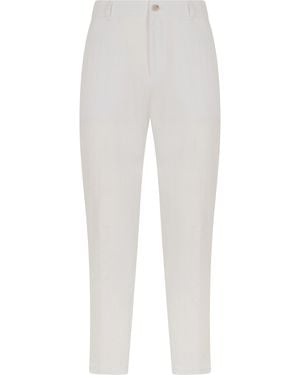 BOSS Trousers With A Slim Fit - White