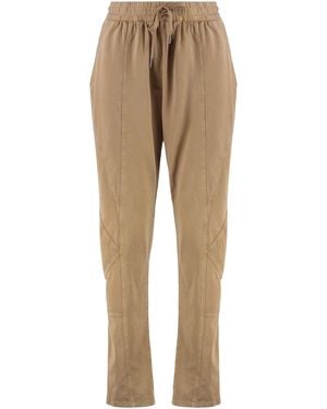 Isabel Marant Regina Cotton Trousers - Natural