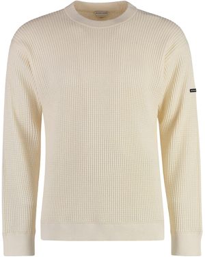 Bottega Veneta Maglione girocollo in misto cotone - Bianco