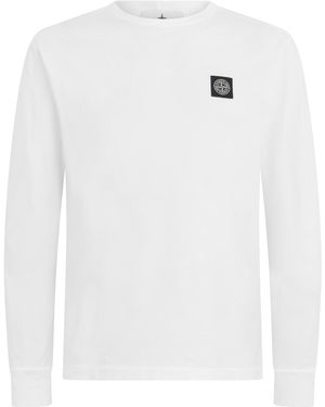 Stone Island Long Sleeve T-Shirt - White