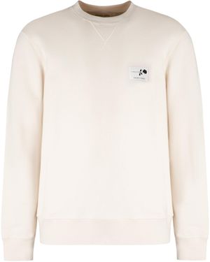 Golden Goose Archibald Cotton Crew-neck Sweatshirt - Natural