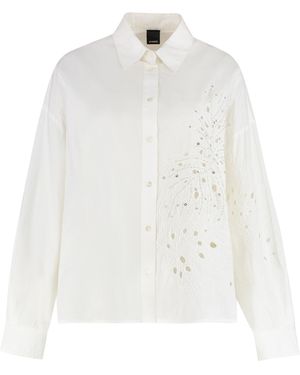Pinko Centoundici Cotton Shirt - White