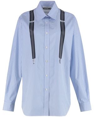 Moschino Shirt With Print - Blue