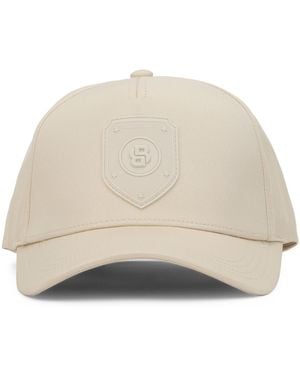 BOSS Light Cap With Adjustable Curved Visor - Natural