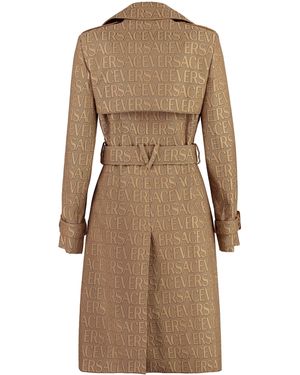 【送料&関税込】Versace Cotton Blend Trench Coat Versace Cotton Blend Trench Coat | italist