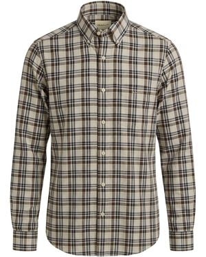 GANT Chequered Shirt - Grey