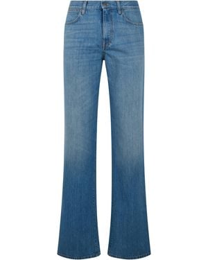 Gucci Flared Pants With Wide-Leg Fade Effect - Blue