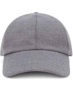 Slowear Cappello da baseball in lana - Grigio