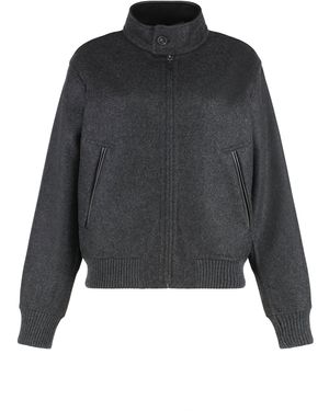 Tod's Knitted Bomber Jacket - Black