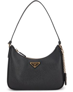 Prada Borsa a spalla Re-Edition 2005 - Nero