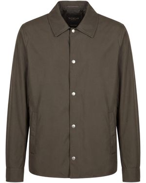 Slowear Giacca impermeabile con colletto classico - Verde